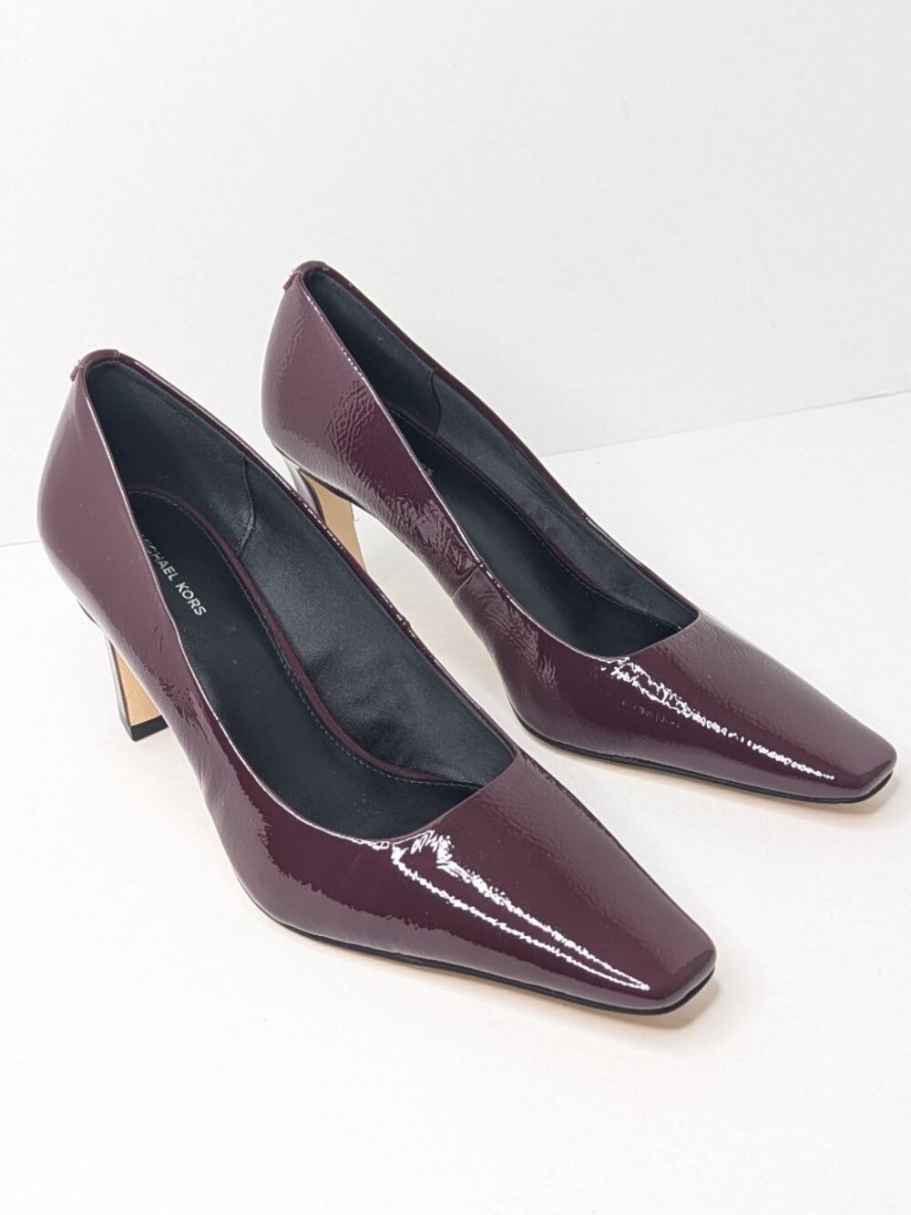Michael Kors Darrah Pumps Oxblood Patent Leather Womens 9